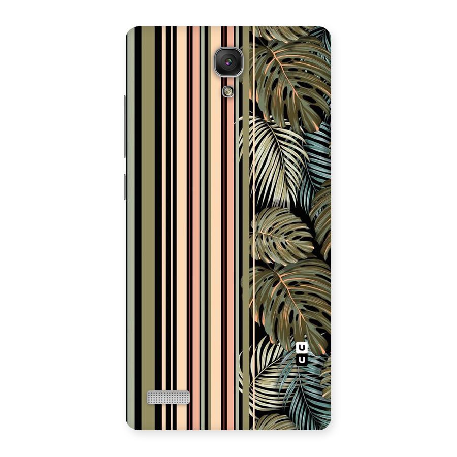 Visual Art Leafs Back Case for Redmi Note Prime