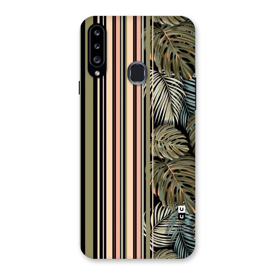 Visual Art Leafs Back Case for Samsung Galaxy A20s