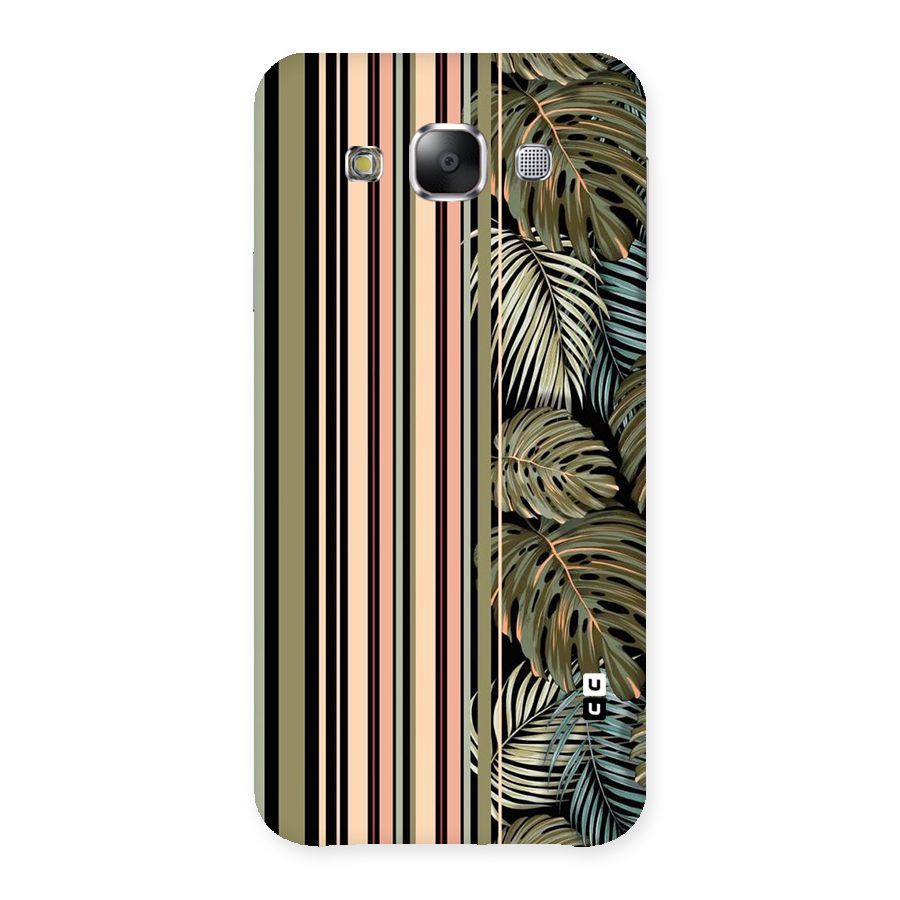 Visual Art Leafs Back Case for Samsung Galaxy E5