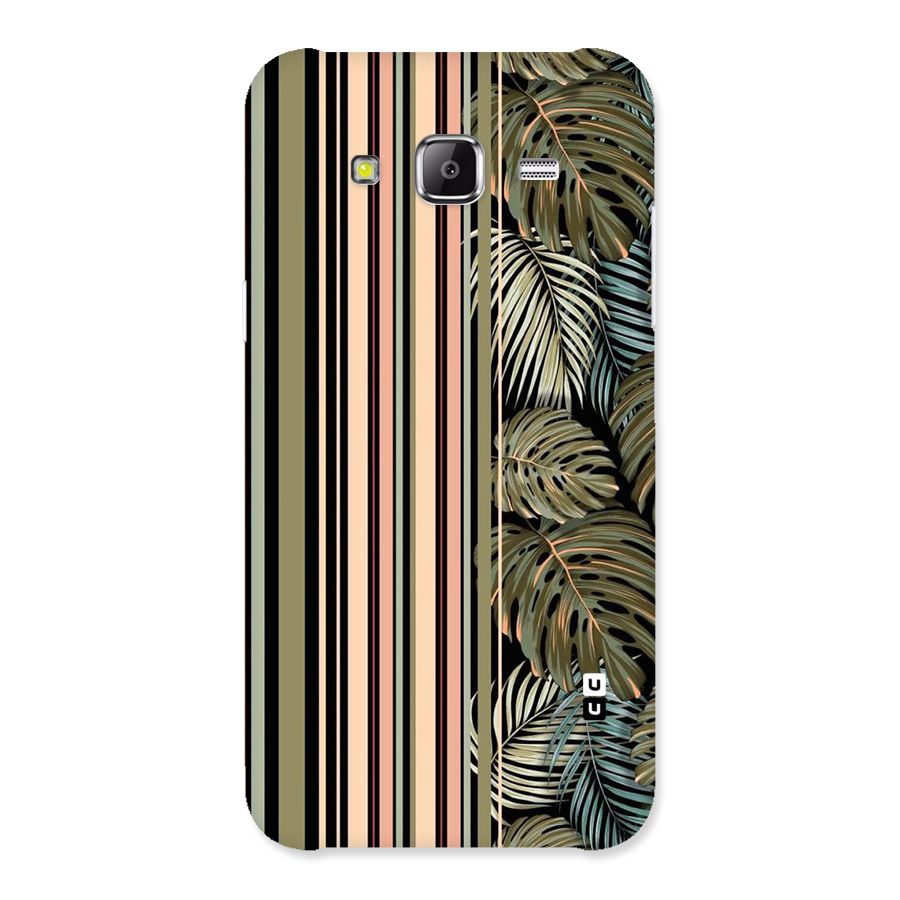 Visual Art Leafs Back Case for Samsung Galaxy J2 Prime