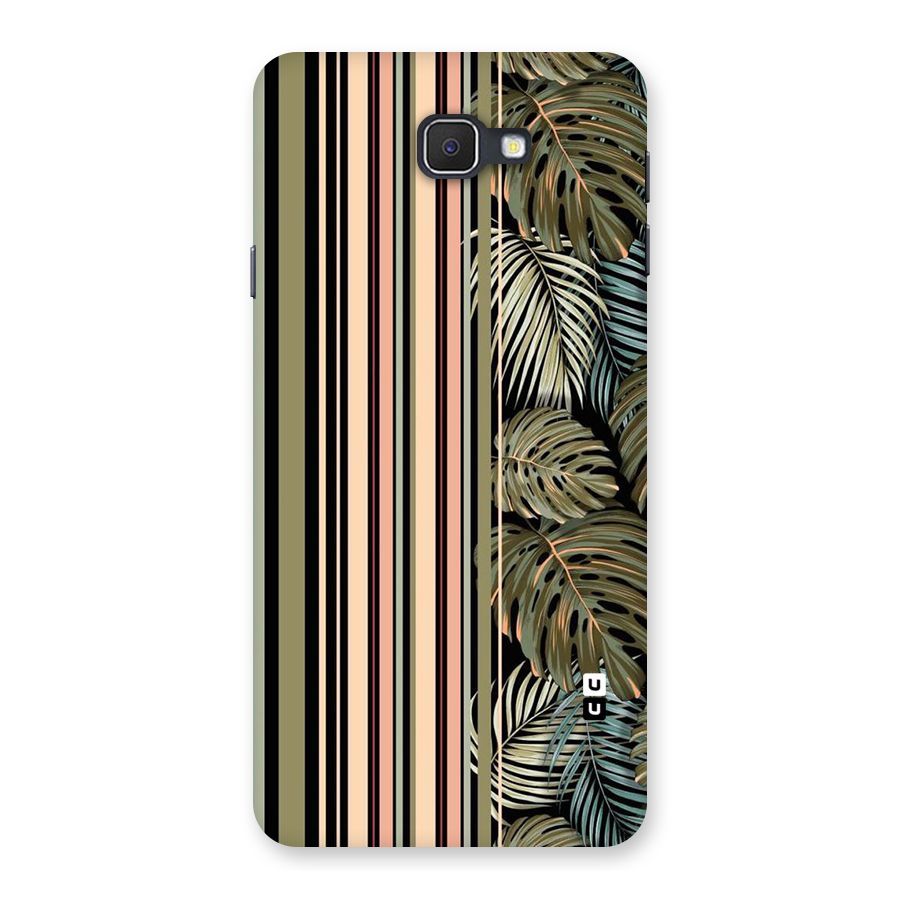 Visual Art Leafs Back Case for Samsung Galaxy J7 Prime