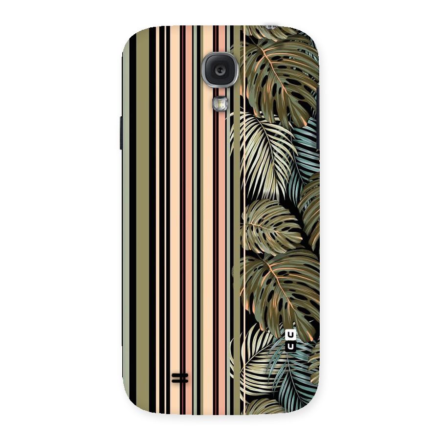 Visual Art Leafs Back Case for Samsung Galaxy S4