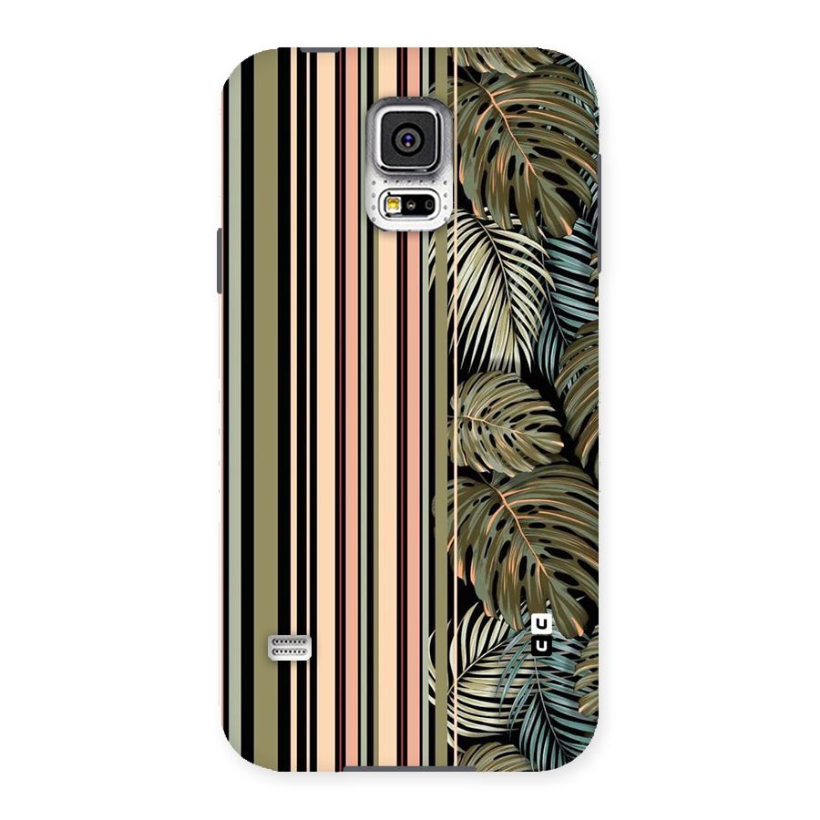Visual Art Leafs Back Case for Samsung Galaxy S5
