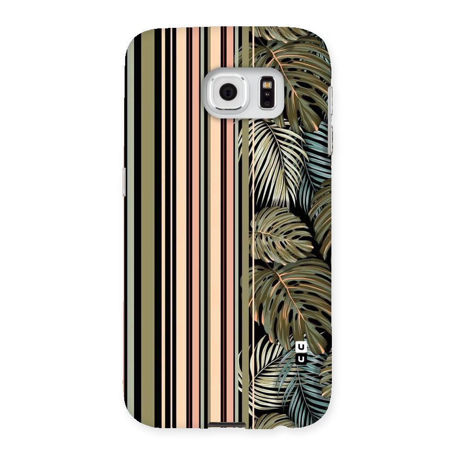 Visual Art Leafs Back Case for Samsung Galaxy S6