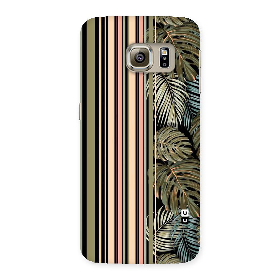 Visual Art Leafs Back Case for Samsung Galaxy S6 Edge
