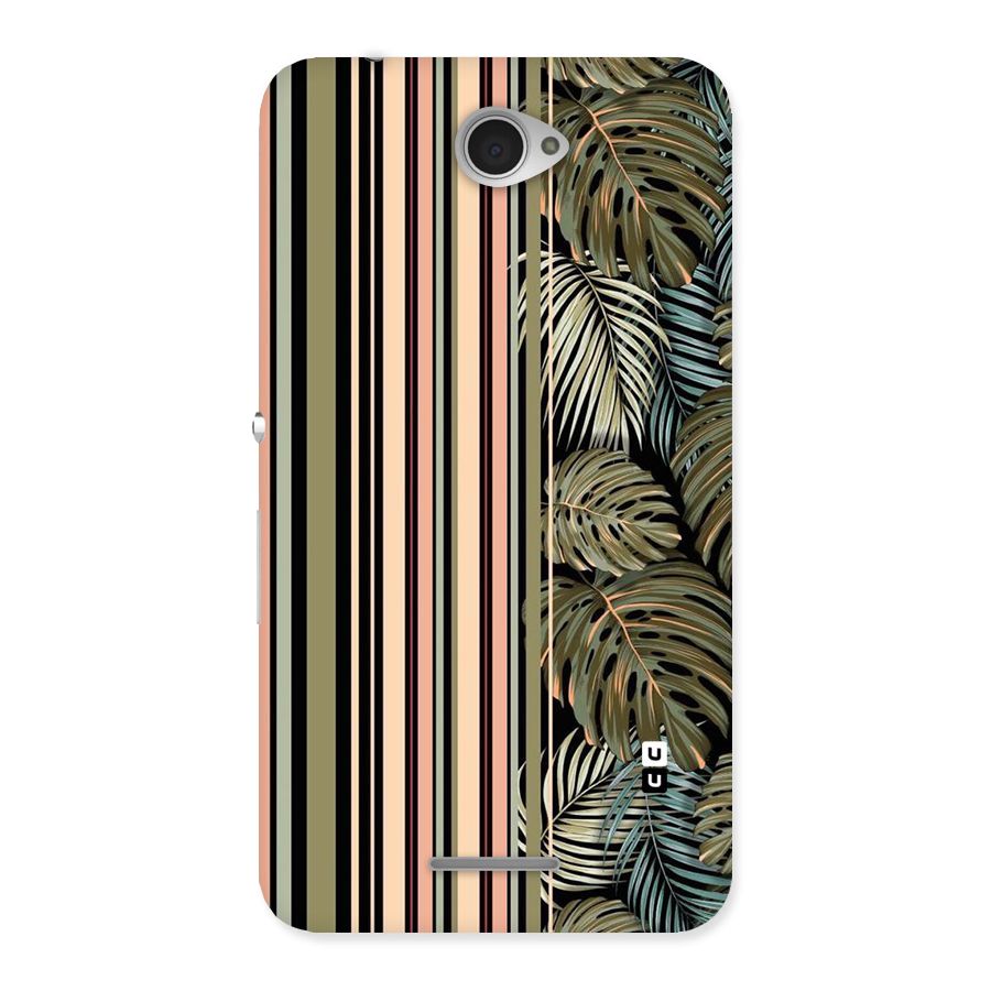 Visual Art Leafs Back Case for Sony Xperia E4