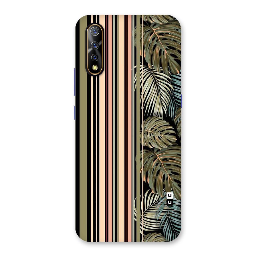 Visual Art Leafs Back Case for Vivo S1