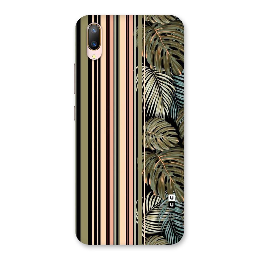 Visual Art Leafs Back Case for Vivo V11 Pro