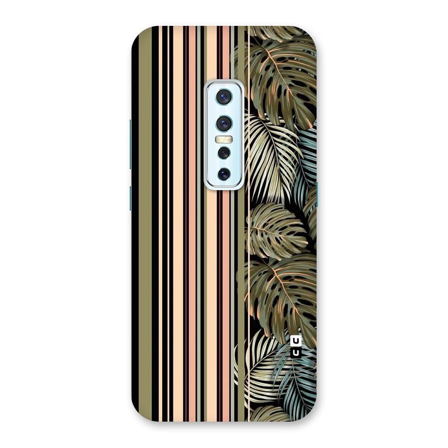 Visual Art Leafs Back Case for Vivo V17 Pro
