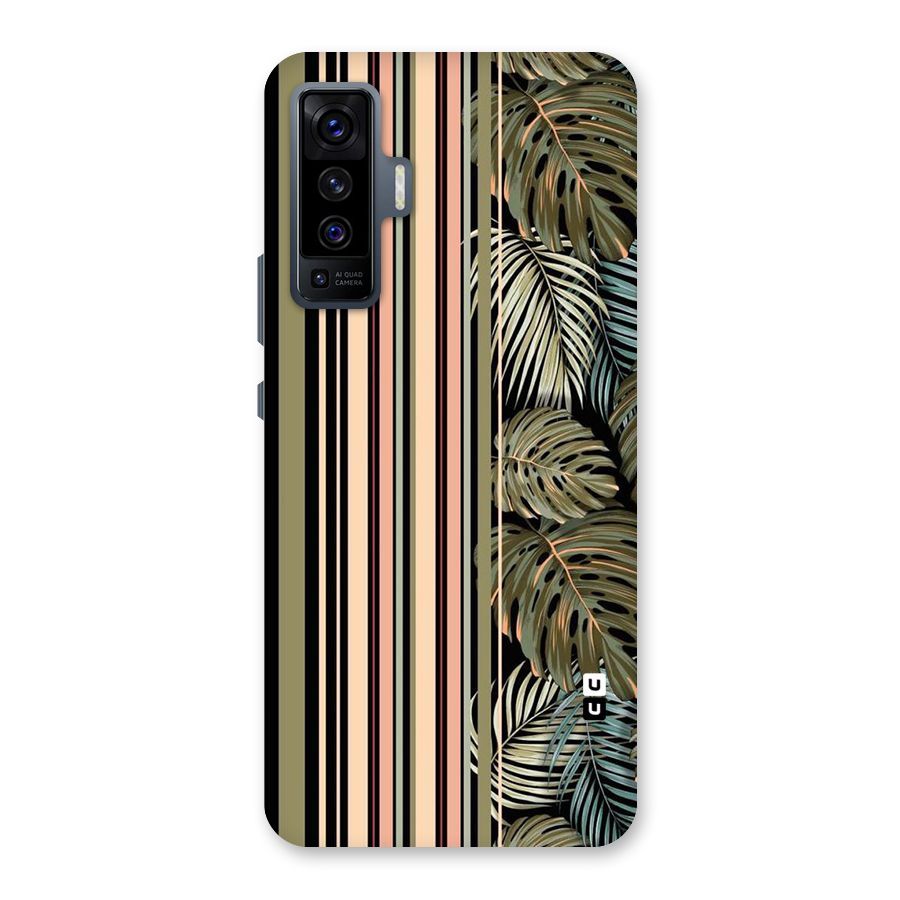 Visual Art Leafs Back Case for Vivo X50