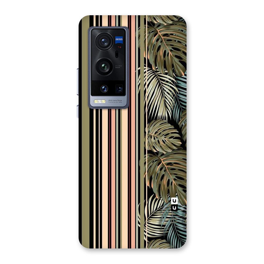 Visual Art Leafs Back Case for Vivo X60 Pro Plus
