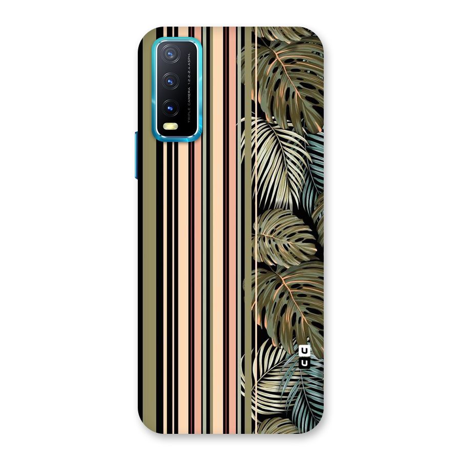 Visual Art Leafs Back Case for Vivo Y20A