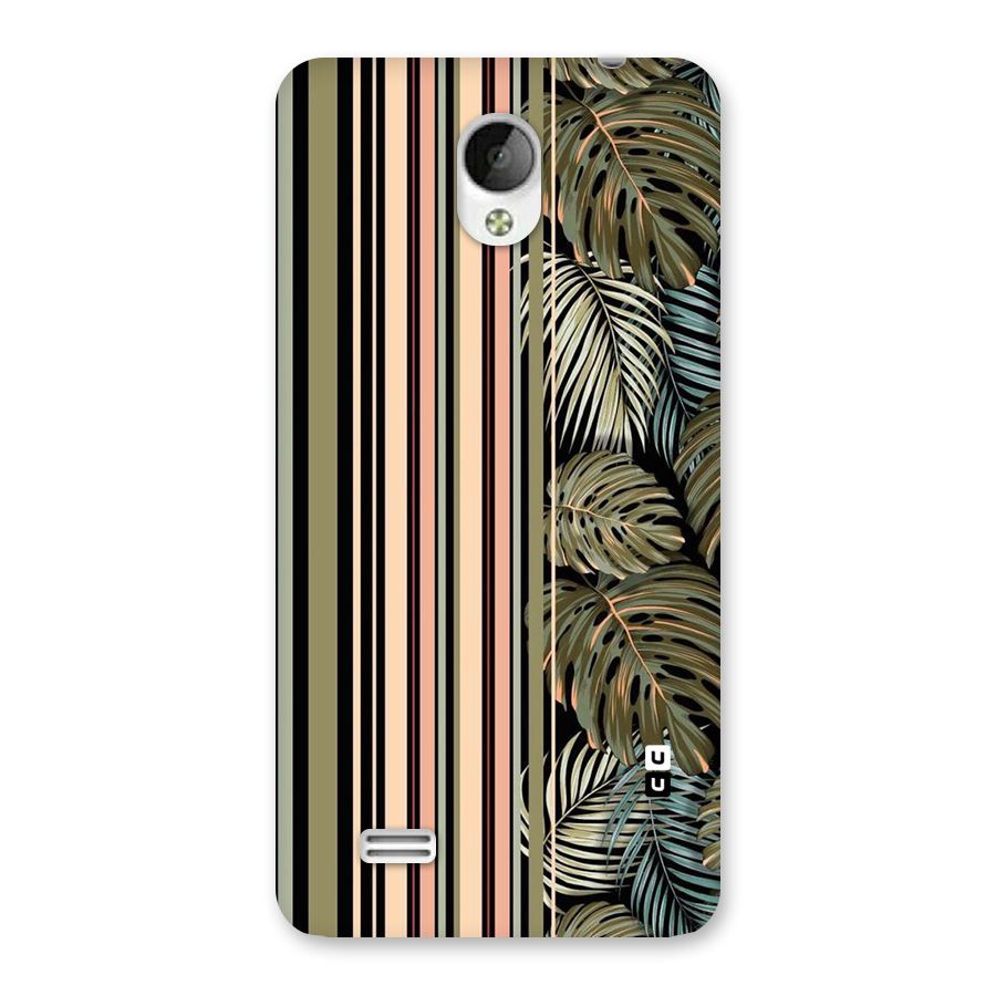 Visual Art Leafs Back Case for Vivo Y21