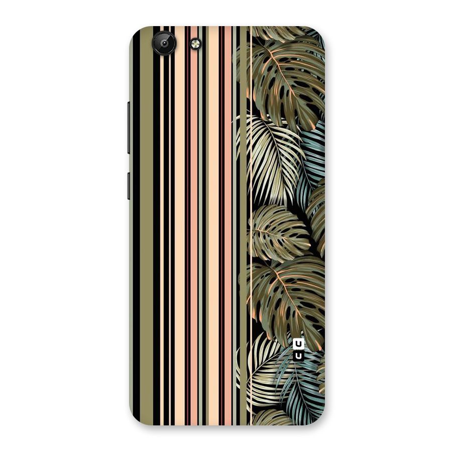 Visual Art Leafs Back Case for Vivo Y69