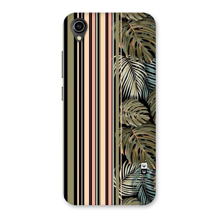Visual Art Leafs Back Case for Vivo Y90