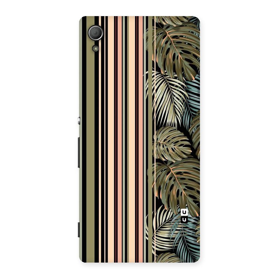 Visual Art Leafs Back Case for Xperia Z4