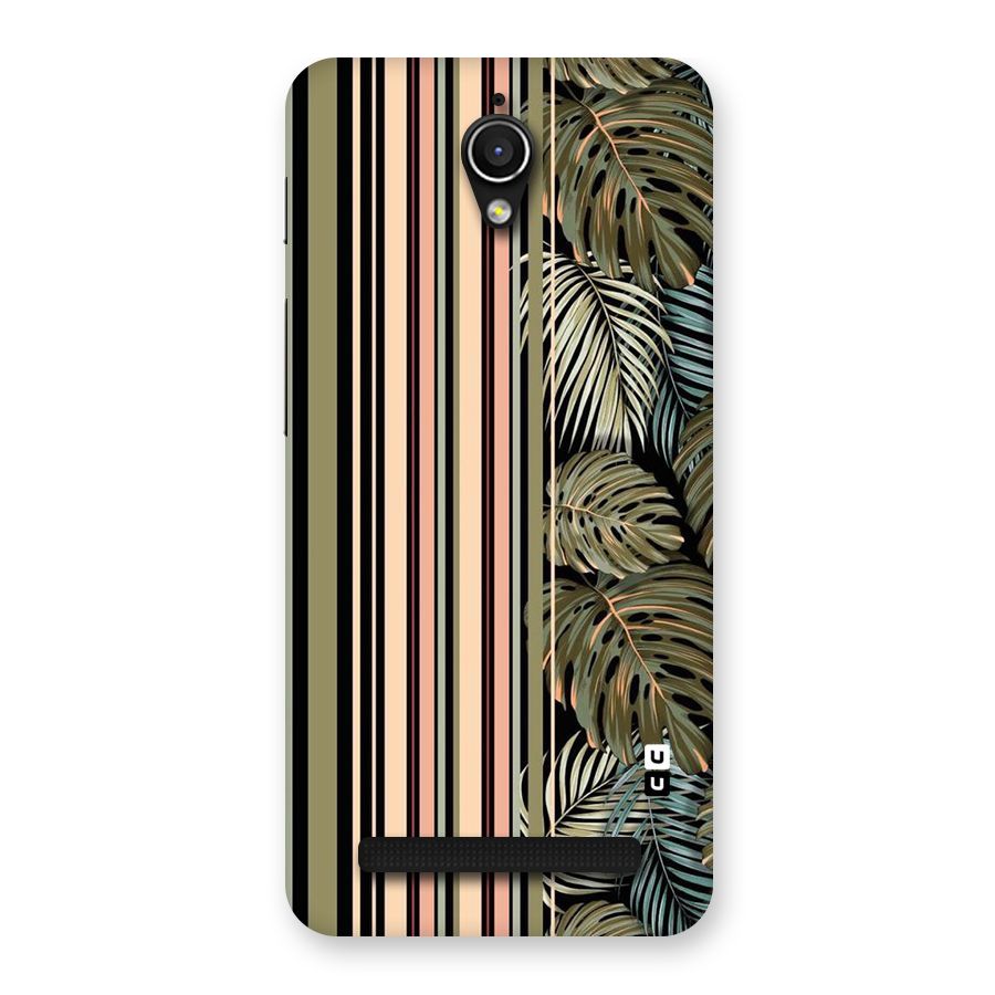 Visual Art Leafs Back Case for Zenfone Go