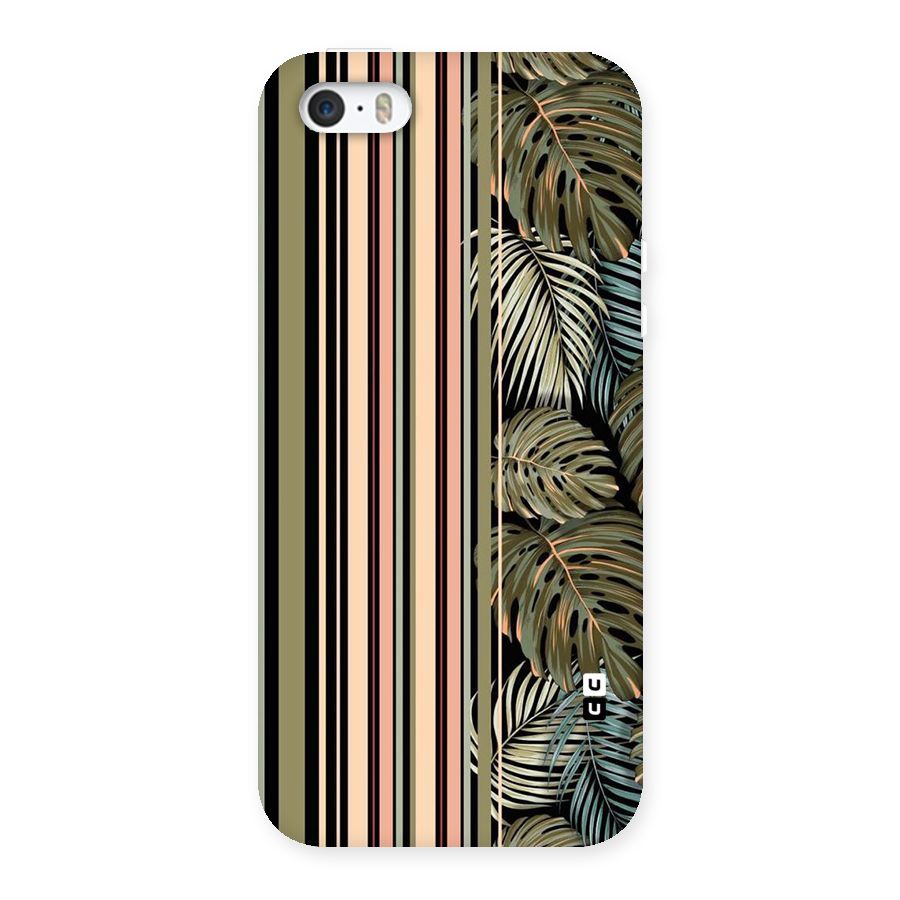 Visual Art Leafs Back Case for iPhone 5 5S