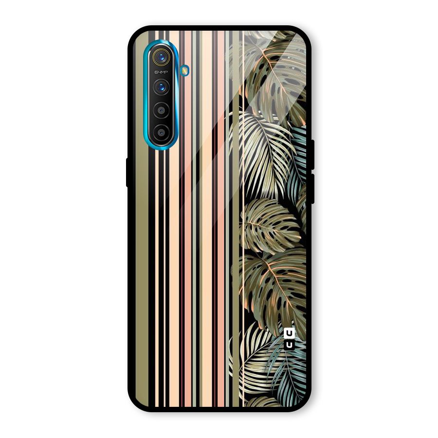Visual Art Leafs Glass Back Case for Realme X2