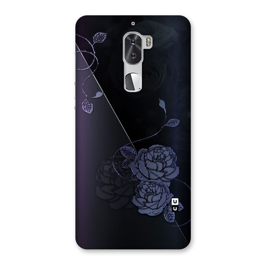 Voilet Floral Design Back Case for Coolpad Cool 1