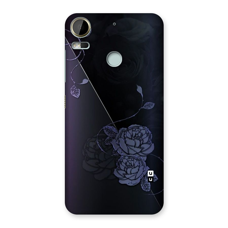 Voilet Floral Design Back Case for Desire 10 Pro