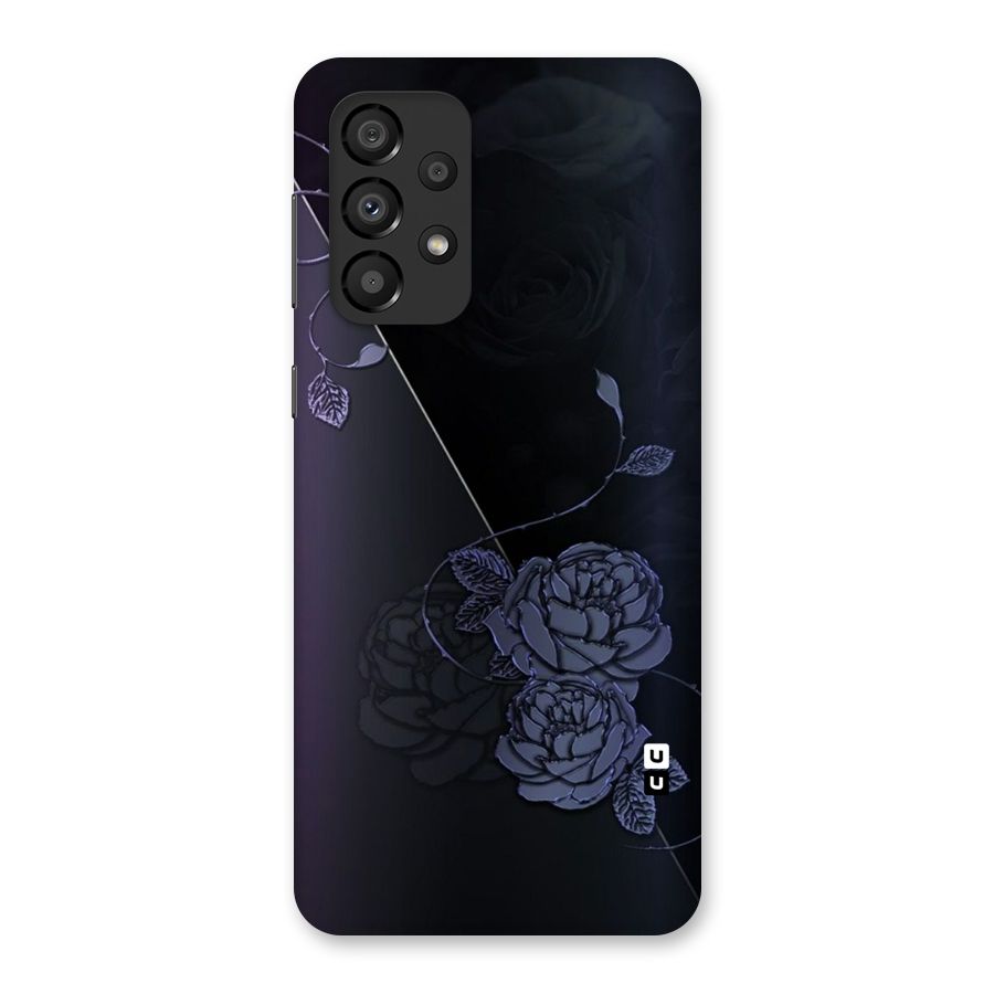 Voilet Floral Design Back Case for Galaxy A33 5G