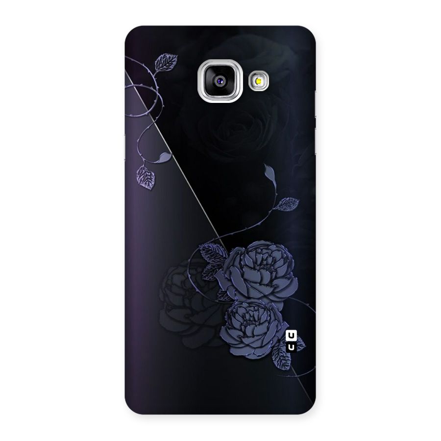 Voilet Floral Design Back Case for Galaxy A5 2016