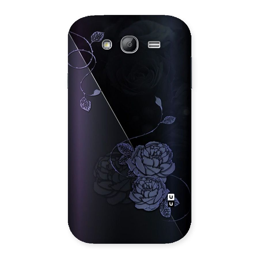 Voilet Floral Design Back Case for Galaxy Grand Neo Plus