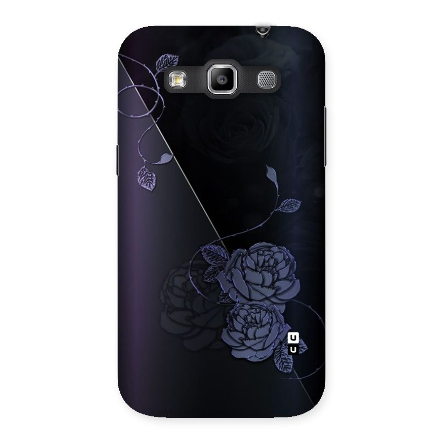 Voilet Floral Design Back Case for Galaxy Grand Quattro