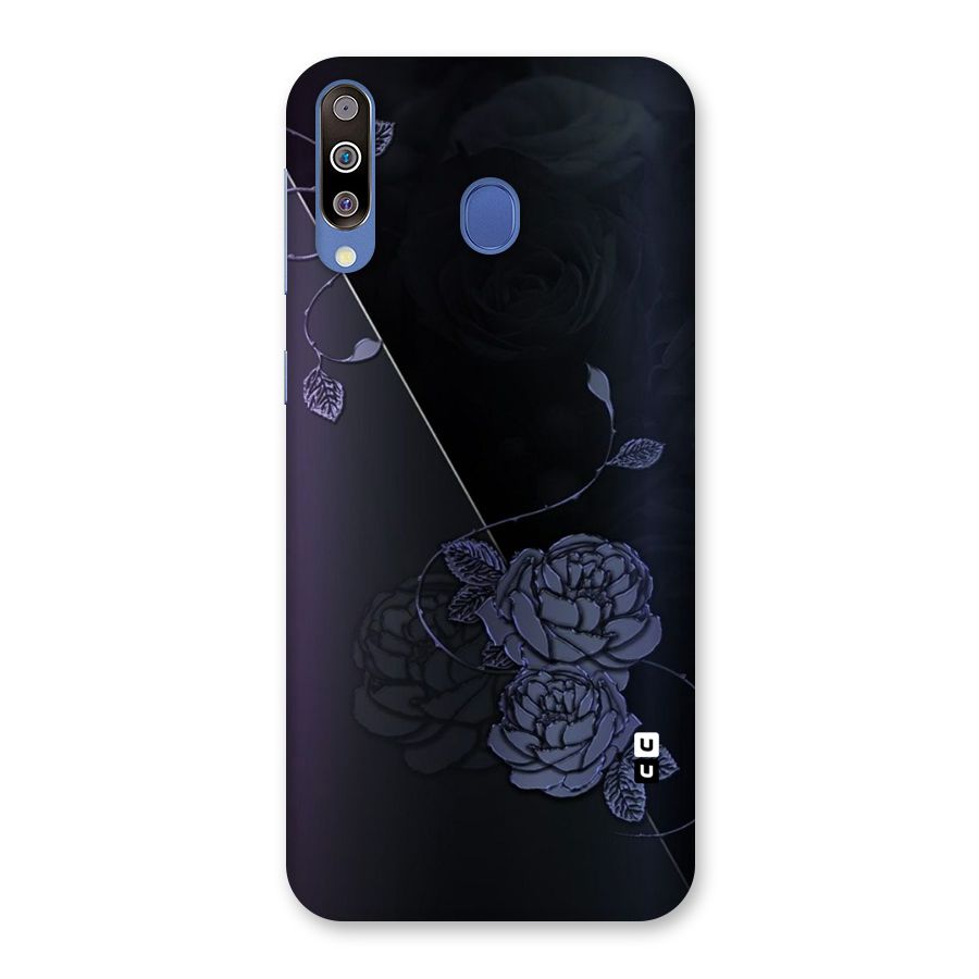 Voilet Floral Design Back Case for Galaxy M30
