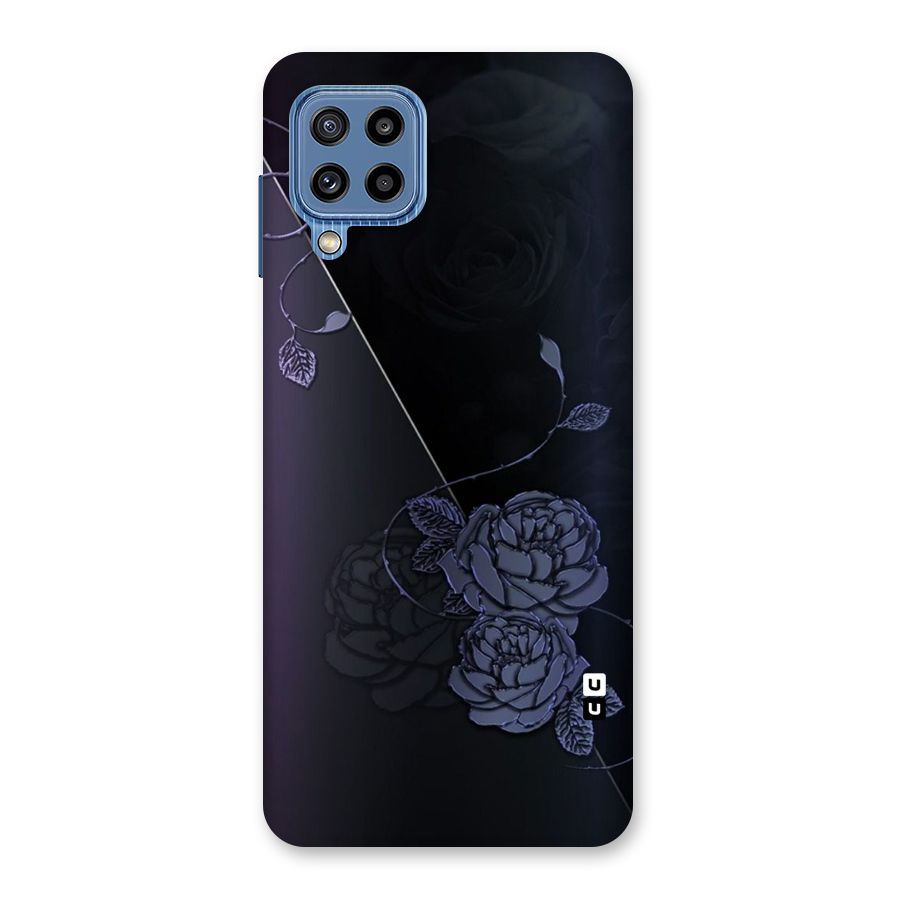 Voilet Floral Design Back Case for Galaxy M32