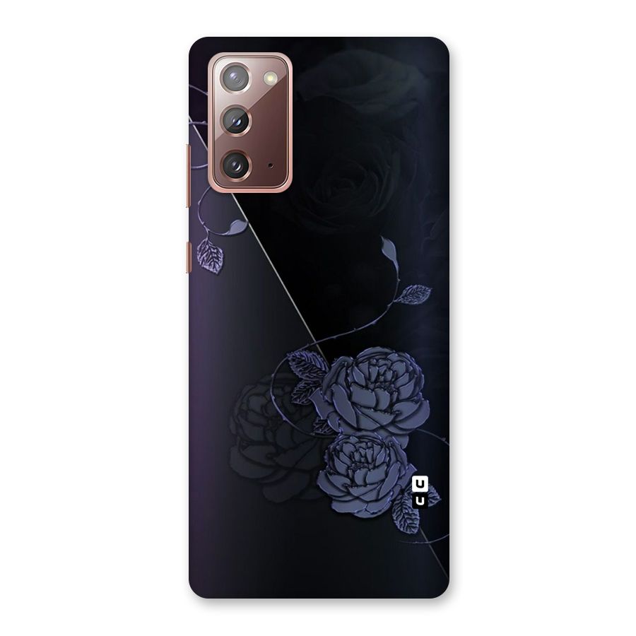Voilet Floral Design Back Case for Galaxy Note 20