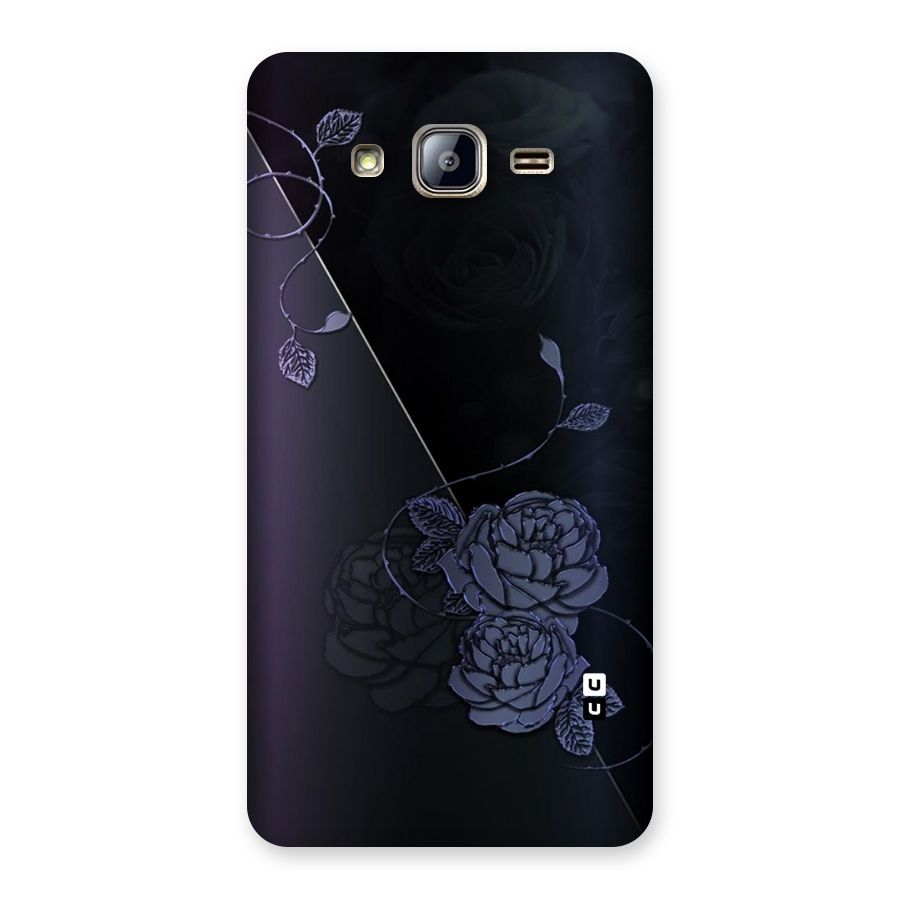 Voilet Floral Design Back Case for Galaxy On5