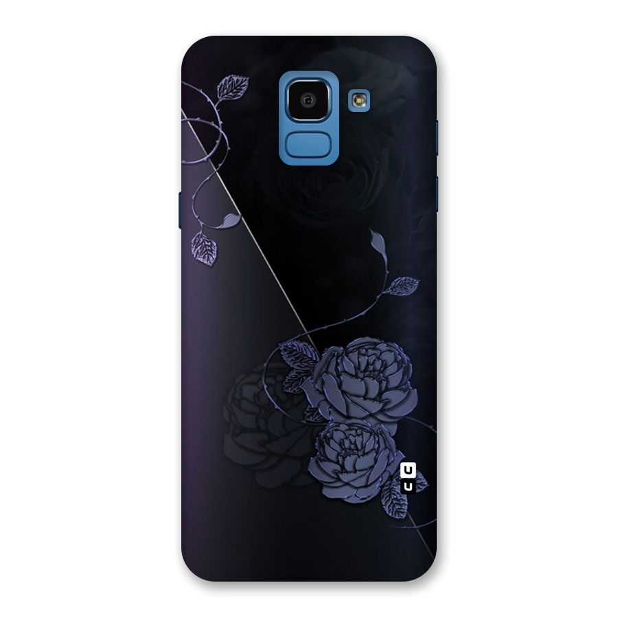 Voilet Floral Design Back Case for Galaxy On6