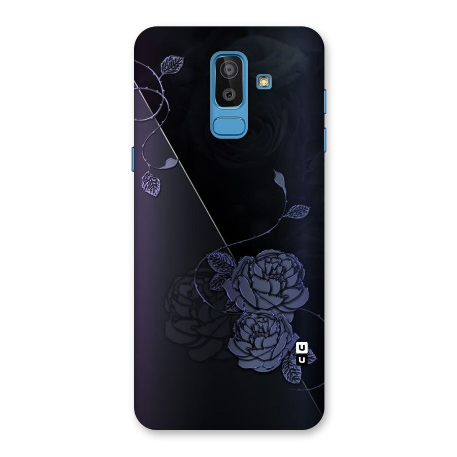 Voilet Floral Design Back Case for Galaxy On8 (2018)