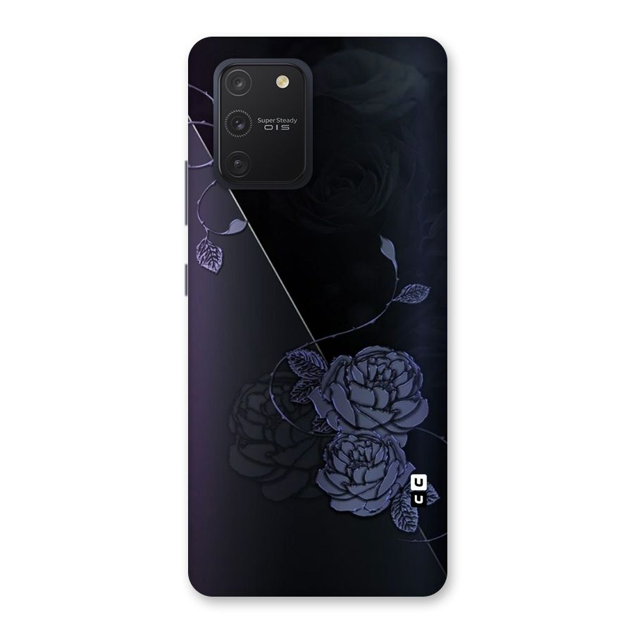 Voilet Floral Design Back Case for Galaxy S10 Lite