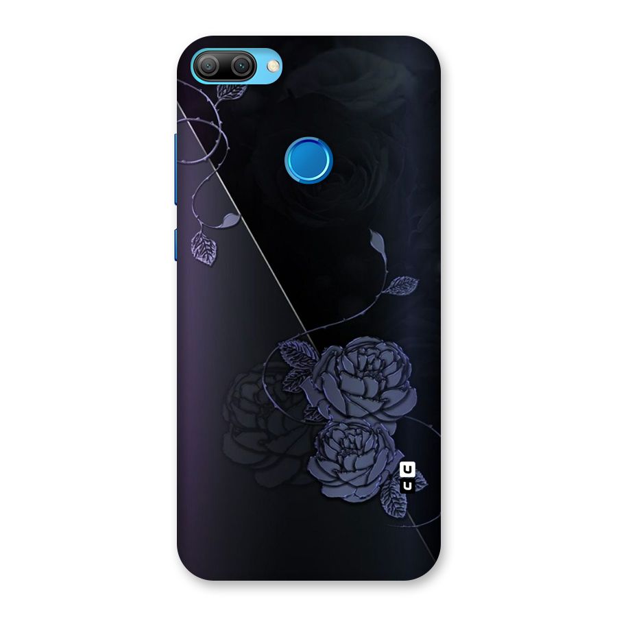 Voilet Floral Design Back Case for Honor 9N