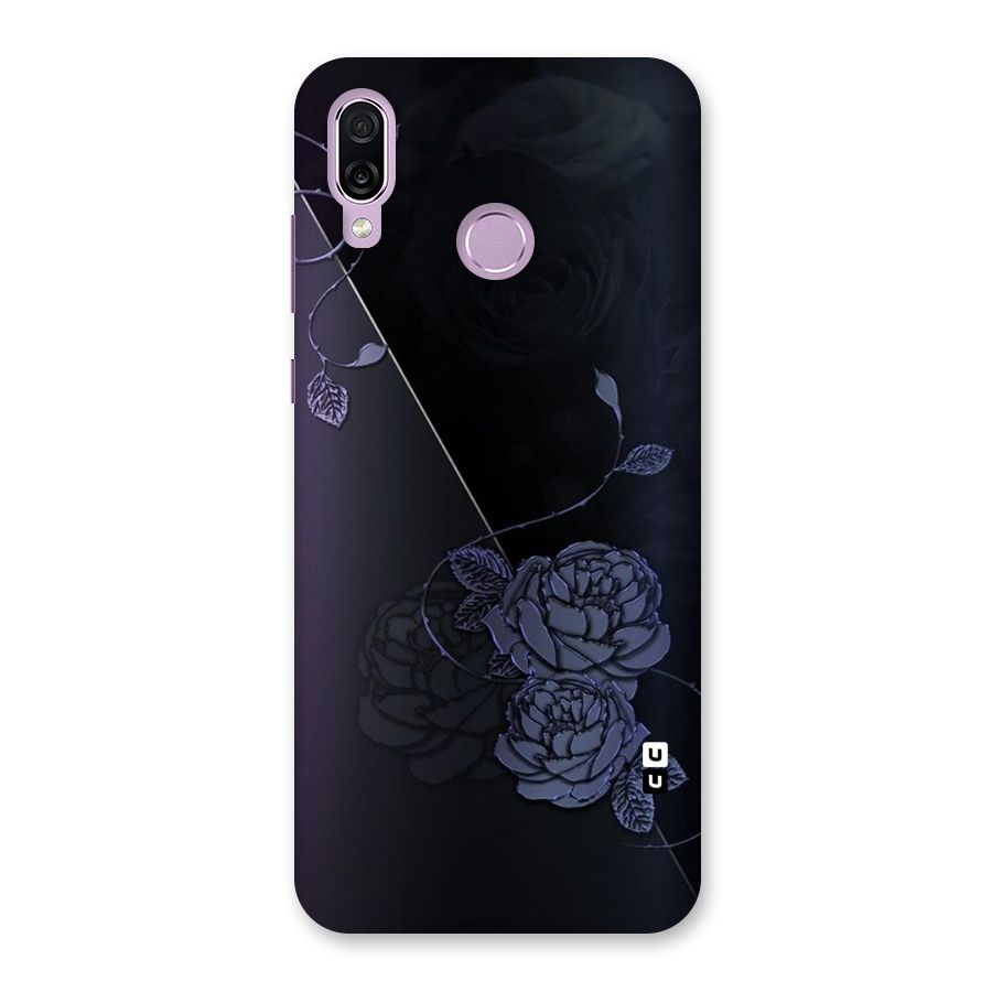Voilet Floral Design Back Case for Honor Play