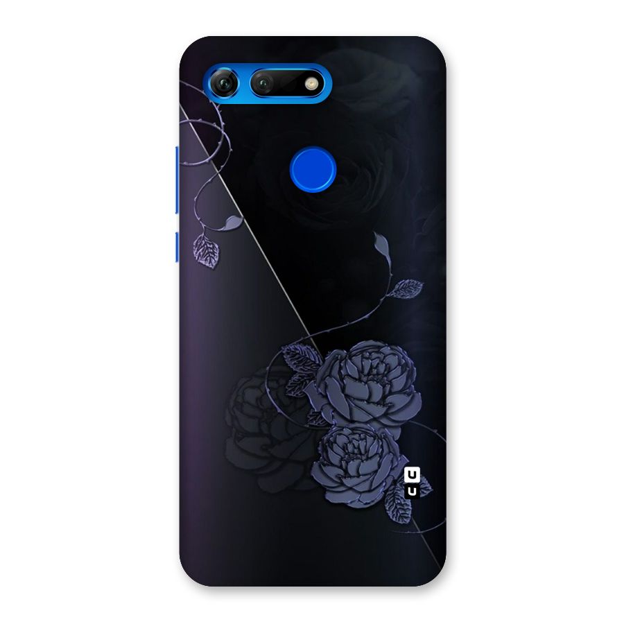 Voilet Floral Design Back Case for Honor View 20