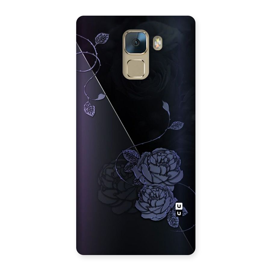 Voilet Floral Design Back Case for Huawei Honor 7