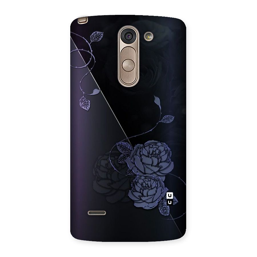Voilet Floral Design Back Case for LG G3 Stylus