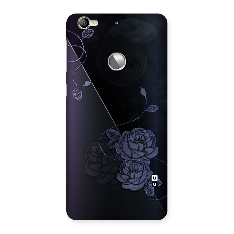 Voilet Floral Design Back Case for LeTV Le 1s