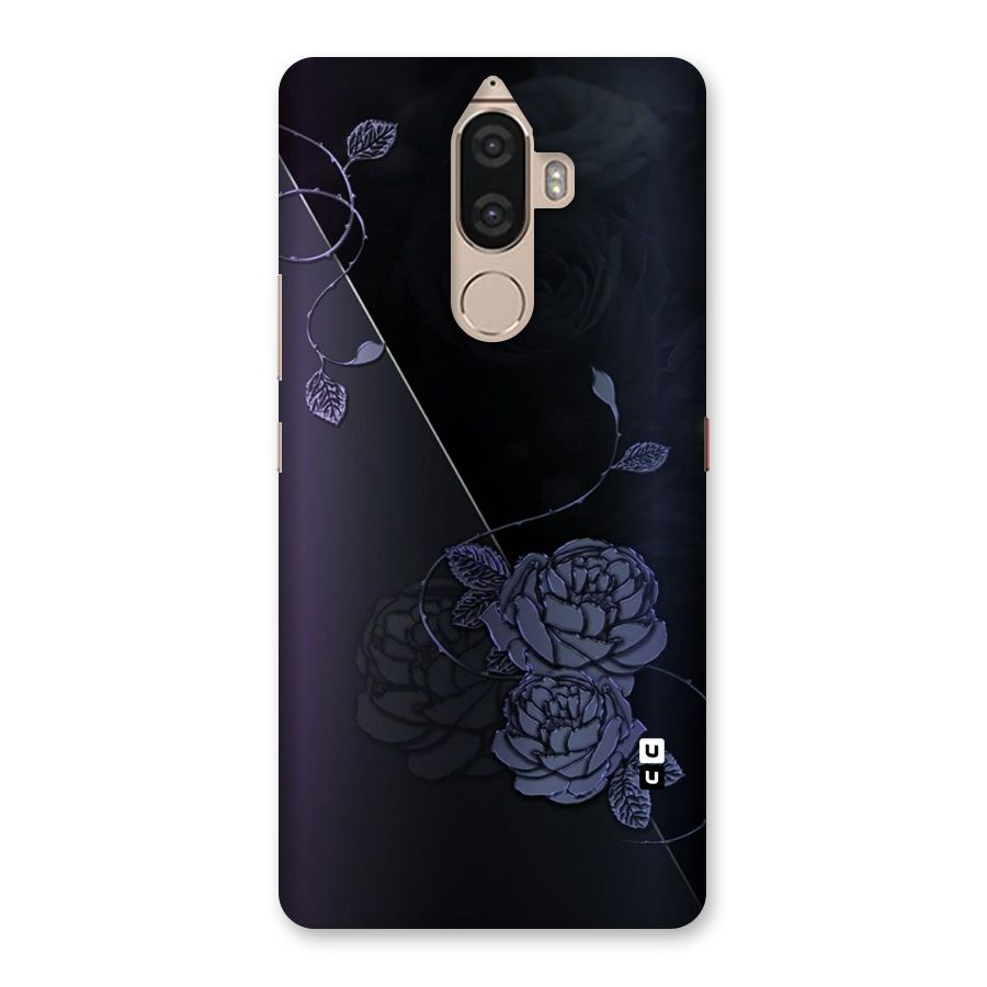 Voilet Floral Design Back Case for Lenovo K8 Note