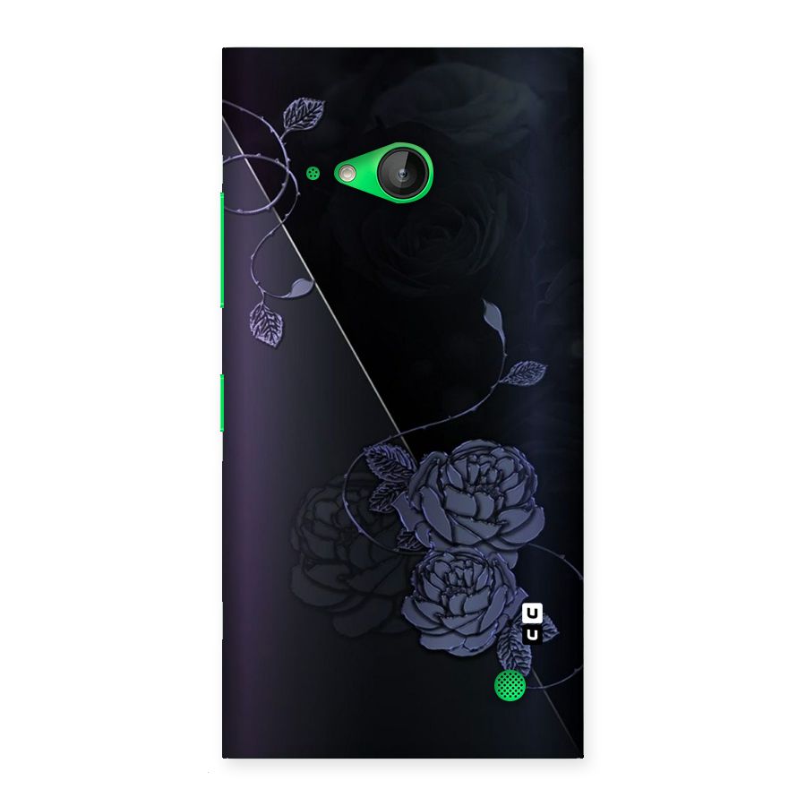 Voilet Floral Design Back Case for Lumia 730