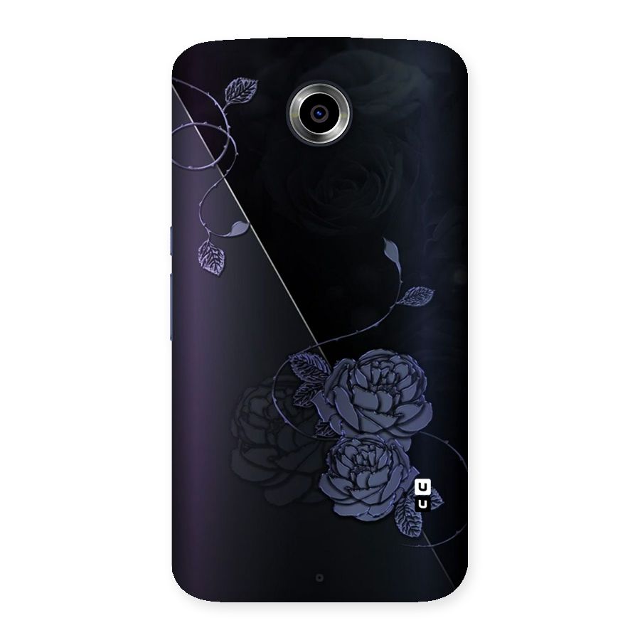 Voilet Floral Design Back Case for Nexsus 6