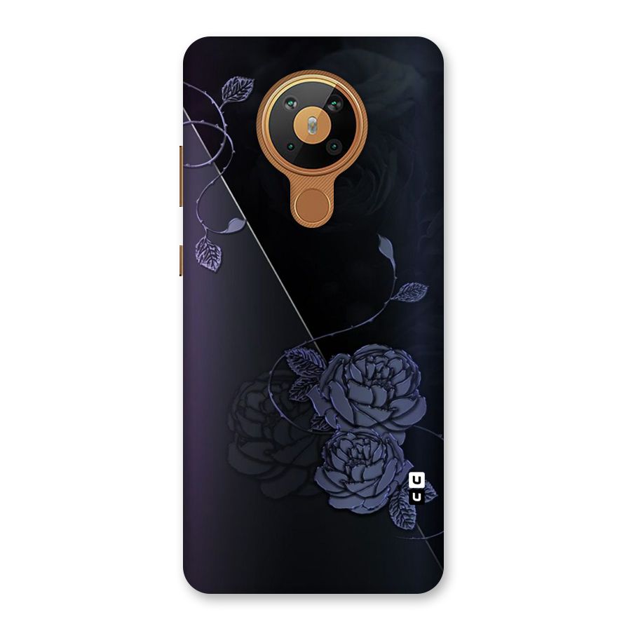 Voilet Floral Design Back Case for Nokia 5.3