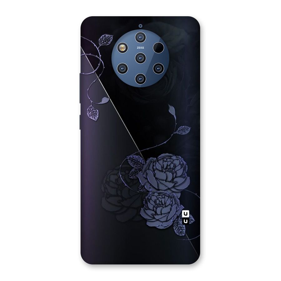 Voilet Floral Design Back Case for Nokia 9 PureView
