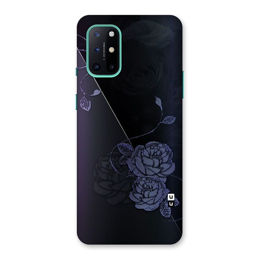 Voilet Floral Design Back Case for OnePlus 8T