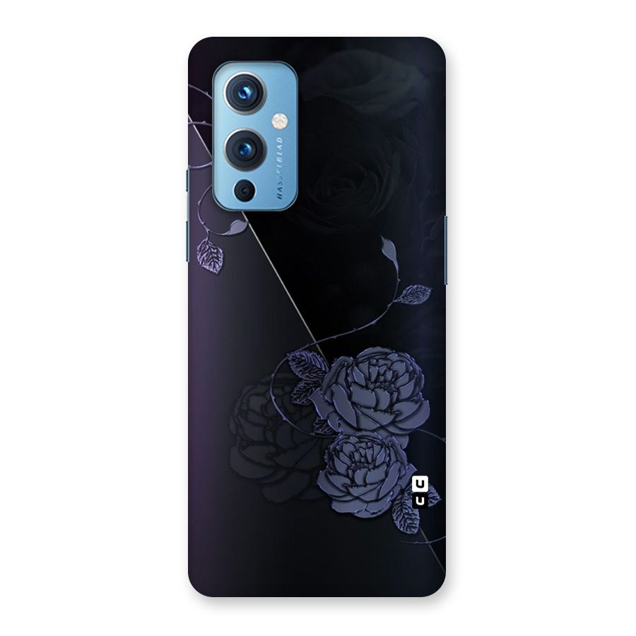Voilet Floral Design Back Case for OnePlus 9