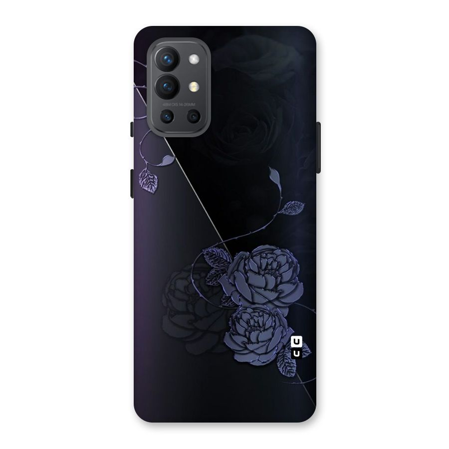 Voilet Floral Design Back Case for OnePlus 9R